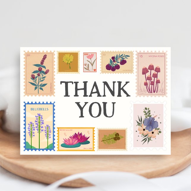 Ny kapitel-barnkalas  tack kort (A New Chapter Begins Baby Shower Thank You Card)