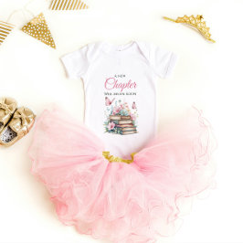 Ny Kapitel Blush Rosa Sagbok Barnkalas T Shirt