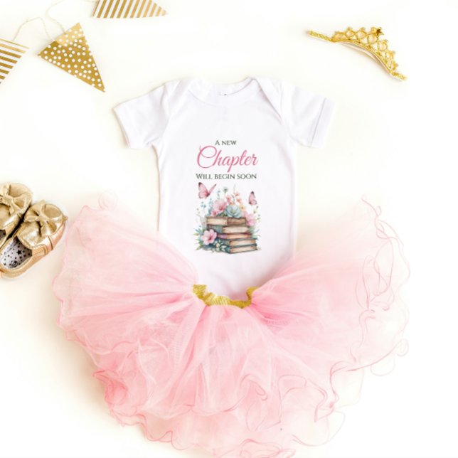 Ny Kapitel Blush Rosa Sagobok Barnkalas T Shirt (Skapare uppladdad)