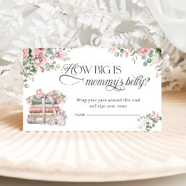 Ny kapitel Bow-Blommigt Hur stort är Mamma Belly Tilläggskort