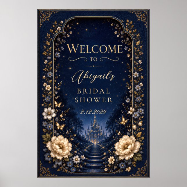 Ny Kapitel Fantasy Förtrollad bröllops Välkommen Poster (Framsidan)