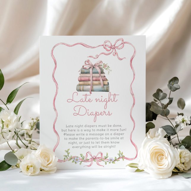 Ny kapitel Rosa slinga Sängvät Diapers spel Poster (Skapare uppladdad)