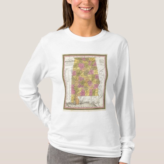 Ny karta av Alabama Tee (Framsida)