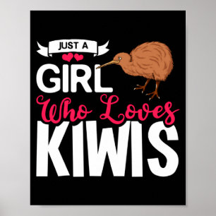 Ny Kiwi Fågel Bebis Zealand 1 Poster