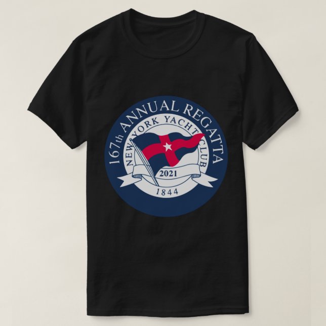 Ny klubb för yacht t shirt (Design framsida)