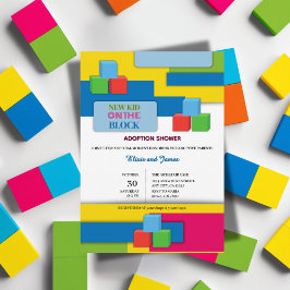 Ny knapp på den blockerade adoptionsfosterpresenta inbjudningar