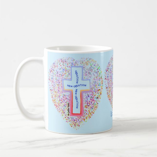 Ny kristen korsmugg kaffemugg (Vänster)
