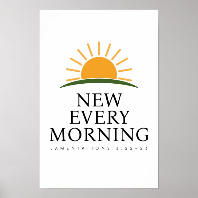 Ny kristen väggkonst för varje morgon (Framsidan)