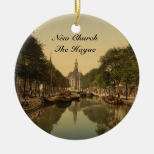 Ny kyrka, The Hague, Nederländerna Julgransprydnad Keramik