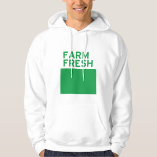 Ny lantgård sweatshirt med luva