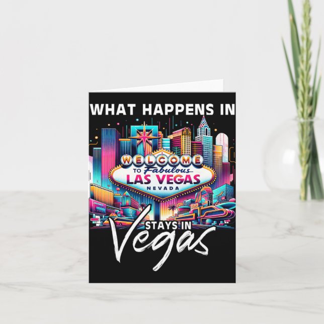 Ny Las Vegas kärleksbaby för helgdagar i Las Vegas Kort (Framsida)