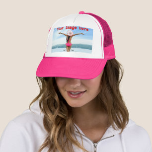NY! Lastbilskeps - Rosa - Anpassa Keps