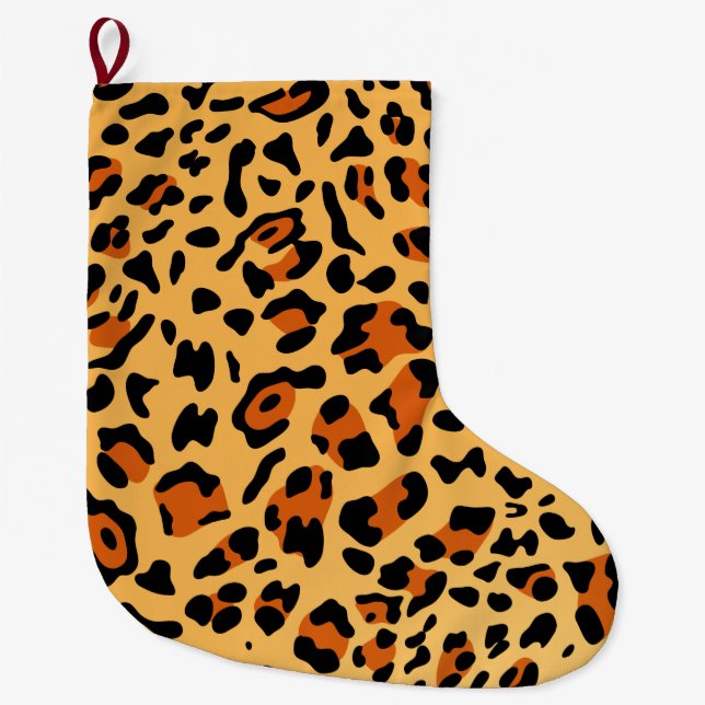 Ny Leopardsmink 3 Stor Julstrumpa (Framsidan)