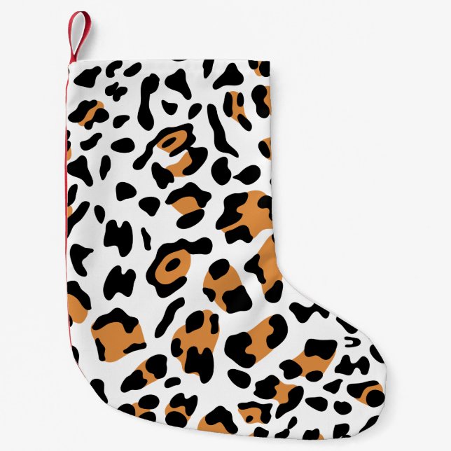 Ny Leopardsstruktur 5 Liten Julstrumpa (Framsidan)