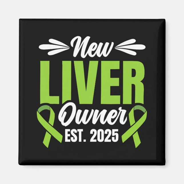 Ny leverägare Est. 2025 - Levertransplantationsmot Magnet (Framsidan)
