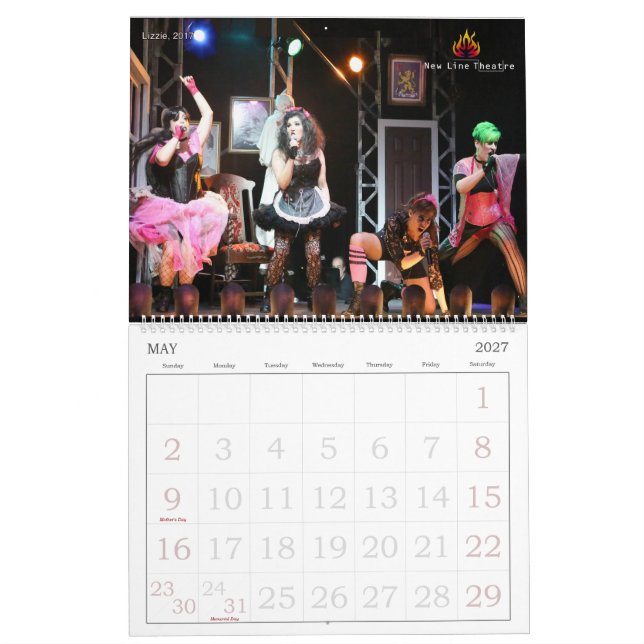 Ny linjeteater 2024-kalender kalender (May 2027)