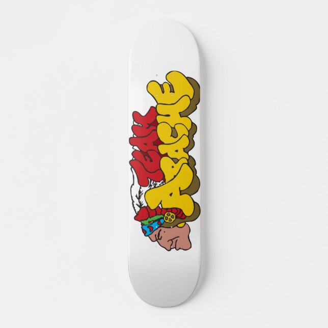 Ny logotyp för lagApache däck Skateboard Bräda 20 Cm (Framsida)