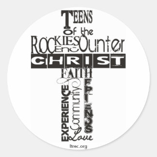 Ny Logotyp - förenklad Runt Klistermärke