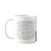 Ny London hamnfyr, Connecticut mugg