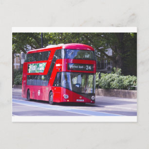 Ny London röd buss Vykort