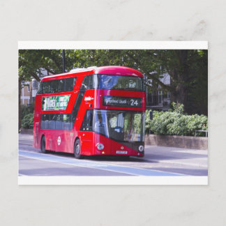 Ny London röd buss Vykort