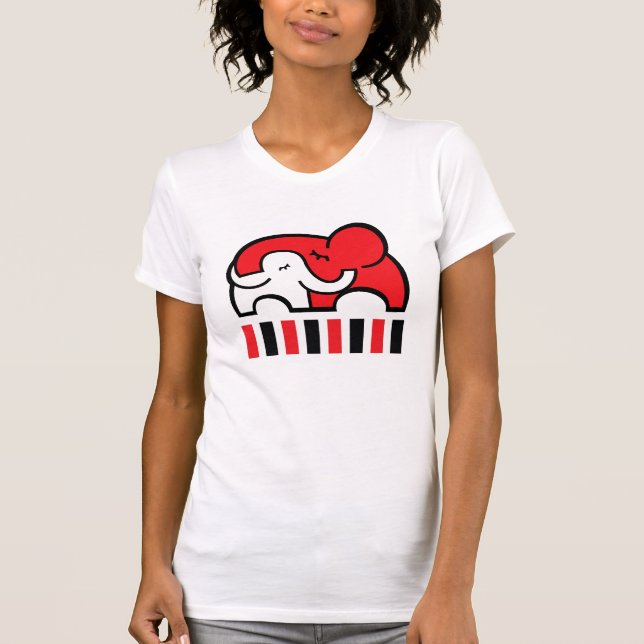 Ny mamma begynna t-skjorta för kram för visuellt t-shirt (Framsida)