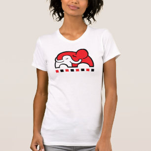 Ny mamma/mamma för att bli elefant-t-shirt t-shirt