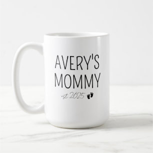 Ny Mamma och Pappa Mugg, Mamma Mugg, Ny Mamma Pres Kaffemugg