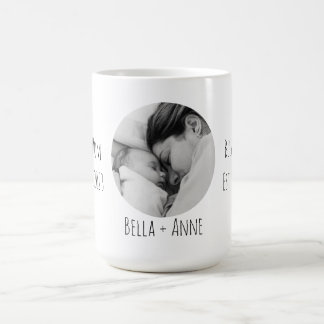 Ny mamma|Personlig Namn| Ett foto Kaffemugg