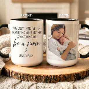 Ny Mamma Present Från Mamma Personlig Foto Mors Da Mugg