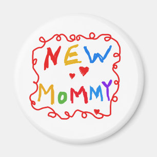 Ny Mamma-skjortor för primär Färg Magnet