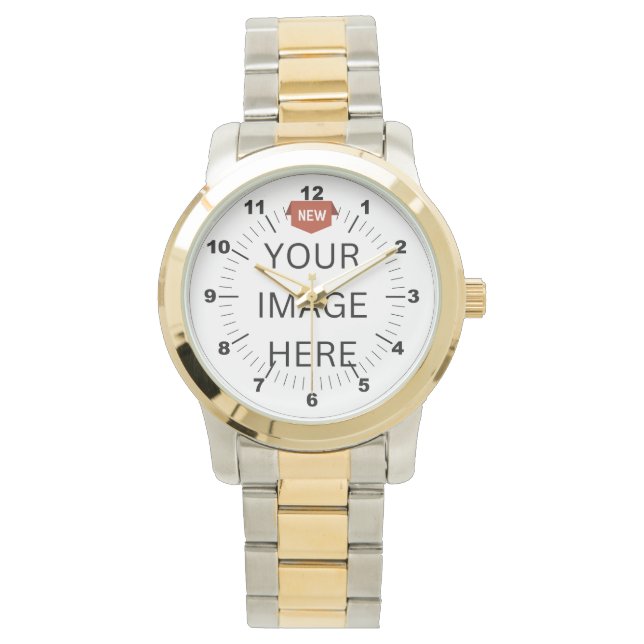 NY! Manar Oversized Two-Tone Bracelet Watch Armbandsur (Framsida)