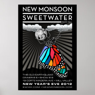 Ny måndag Nyårsafton 2012 Poster 13" x 19"