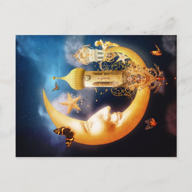 Ny måne vykort (Framsida)