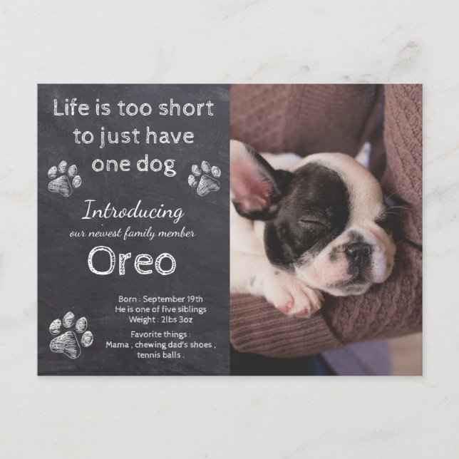 Ny marionettdockningsstation - introduktion av Hun Meddelande Vykort (Framsida)