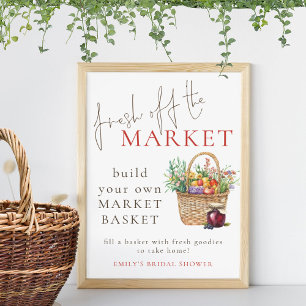 Ny marknadsintroduktion Fyll Möhippan Basket Poster