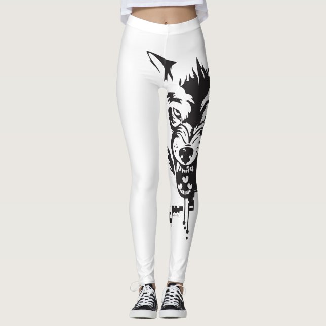 Ny märkordsdesign leggings (Framsida)