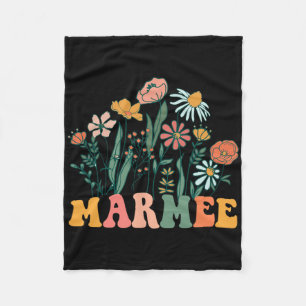 Ny Marmee Wildflower Första Födelsedag & Babyf Fleecefilt