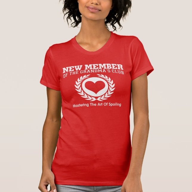 Ny medlem av MORMOR KLUBB Tee Shirt (Framsida)