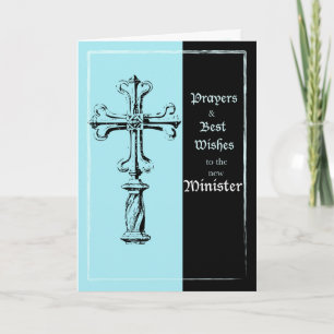 Ny minister Ordination Grattis Kor på B Kort