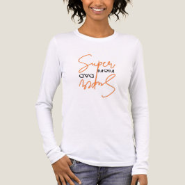 Ny Mode Kvinnor Vuxna Tri-blandning Långärmad XL T Shirt