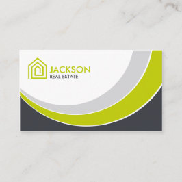 Ny modern fast egendomvisitkort visitkort