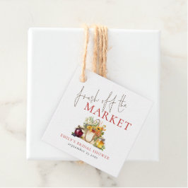 Ny Möhippa på marknaden Gåvor Etiketter