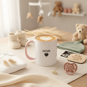 Ny MOM-gåva Est 2026 Blivande MOM-kaffe Mugg