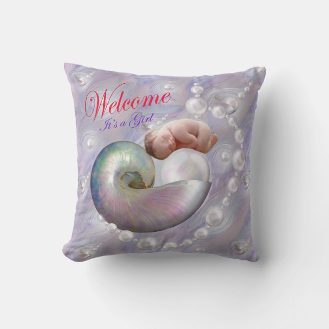 Ny Mor-babystövel Gift Baby Blanket Throw Pil Kudde (Framsida)