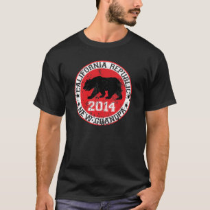 ny morfar 2014 för Kalifornien republik Tee Shirt