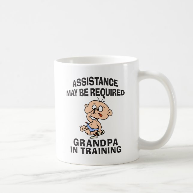 Ny morfar i utbildning kaffemugg (Höger)