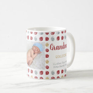 Ny mormor - 2 foto och beställnings- kaffemugg