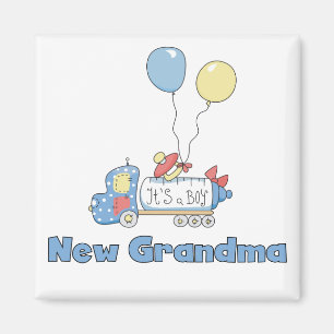 Ny mormor från Boy Lastbil Tshirts och presenter Magnet