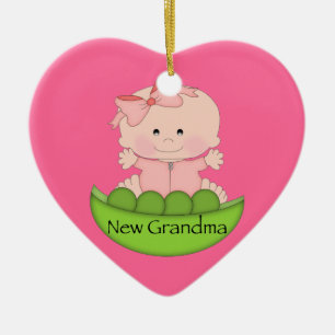 Ny mormor julgransprydnad keramik